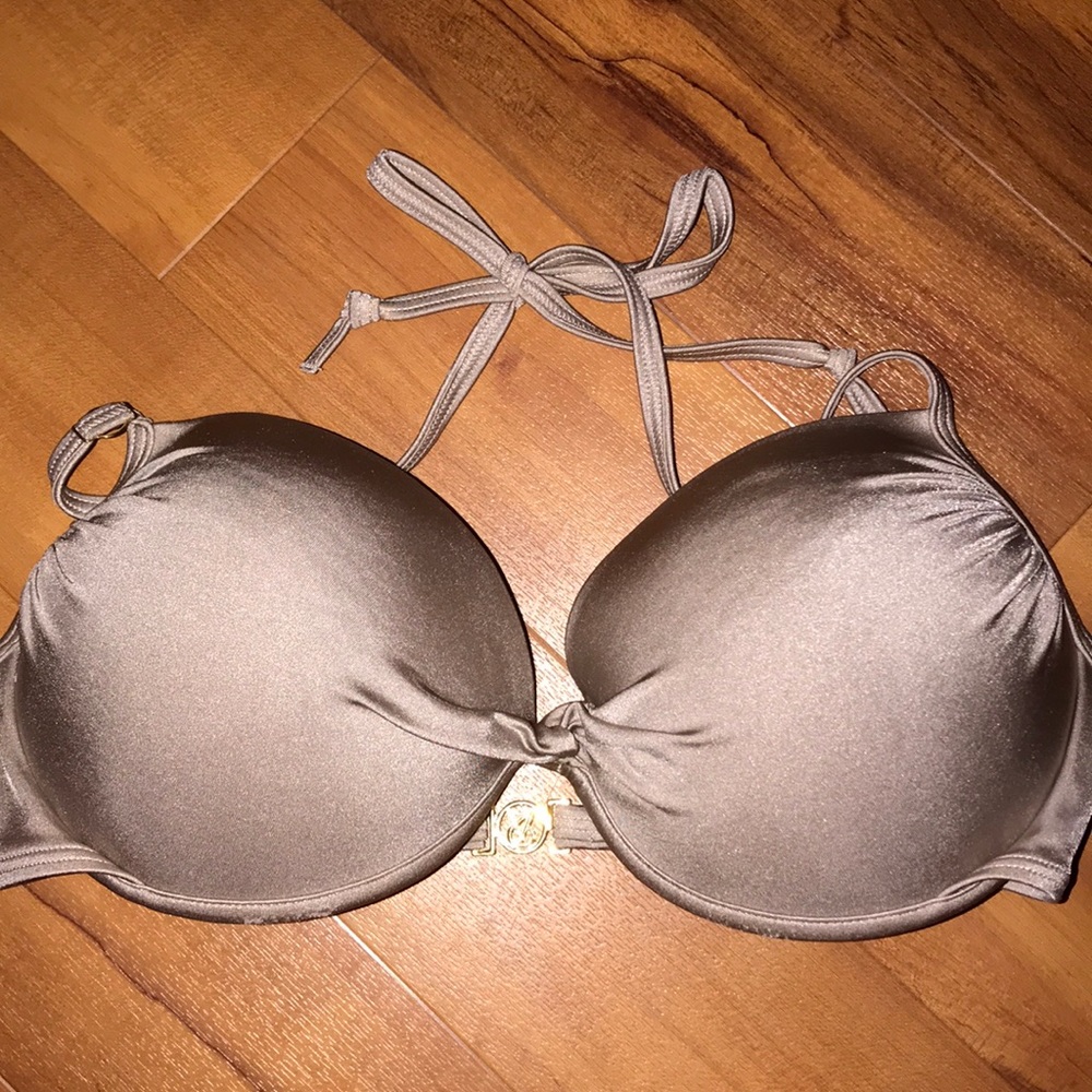 Taupe Bikini Top -34DD